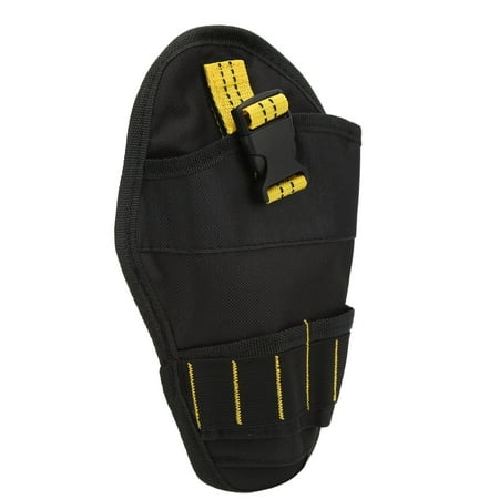 

Tool Belt Holder Large Capacity Drill Holder Convenient For Electric Drill Black