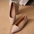 thumbnail image 6 of hopeusnice Women's Shoes Plus Size Available Low Heel Block Heel Stylish Look For Modern Fashion Needs Pink 41, 6 of 9