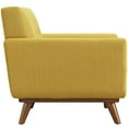 thumbnail image 3 of Modway Engage Upholstered Fabric Armchair in Citrus, 3 of 5