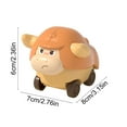 thumbnail image 4 of Msgweeeg Toy Cars for Boys Age 4-8 Christmas Gifts for Boys 8-12 Stocking Stuffers' Cute Press Car Toy Cow Car Toy Small Car, 4 of 8