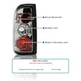 thumbnail image 3 of Spec-D Tuning Chrome Housing Clear Lens Tail Lights Brake Lamp Compatible with 1997-2004 Dodge Dakota, Left + Right Pair Assembly, 3 of 7