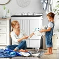 thumbnail image 4 of Costway Twin Tub Portable Washing Machine with Drain Pump Timer Control Dorm & RV's Black, 4 of 10