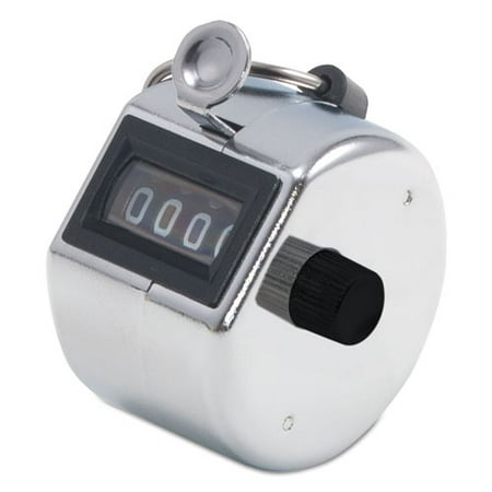 Tally I Hand Model Tally Counter  Registers 0-9999  Chrome