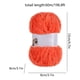 thumbnail image 3 of Hilo de algodón de piel sintética de visón para tejer y ganchillo – Hilo grueso, suave y voluminoso para sombreros, mantas de bebé, bufandas – 67 yardas, 3 of 6