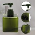thumbnail image 5 of Unique Bargains 1 Pc Simple Square Soap Pump Dispenser for Bathroom Laundry Rooms 250ml Green, 5 of 6