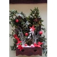 thumbnail image 2 of McRoberts, Julien 11x14 Black Ornate Wood Framed with Double Matting Museum Art Print Titled - Riquewihr-France Village established 1400s in Alsace Region Window decorated Christmas ornaments, 2 of 4