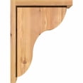 thumbnail image 3 of 7 1/2"W x 12"D x 16"H Carmel Smooth Corbel w/Backplate, Western Red Cedar, 3 of 9