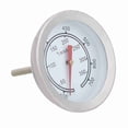 thumbnail image 1 of Stainless Steel BBQ  Temperature Gauge Analog Dial Double Scale Easy Install Cooking Tool For Any Grill Oven, 1 of 7