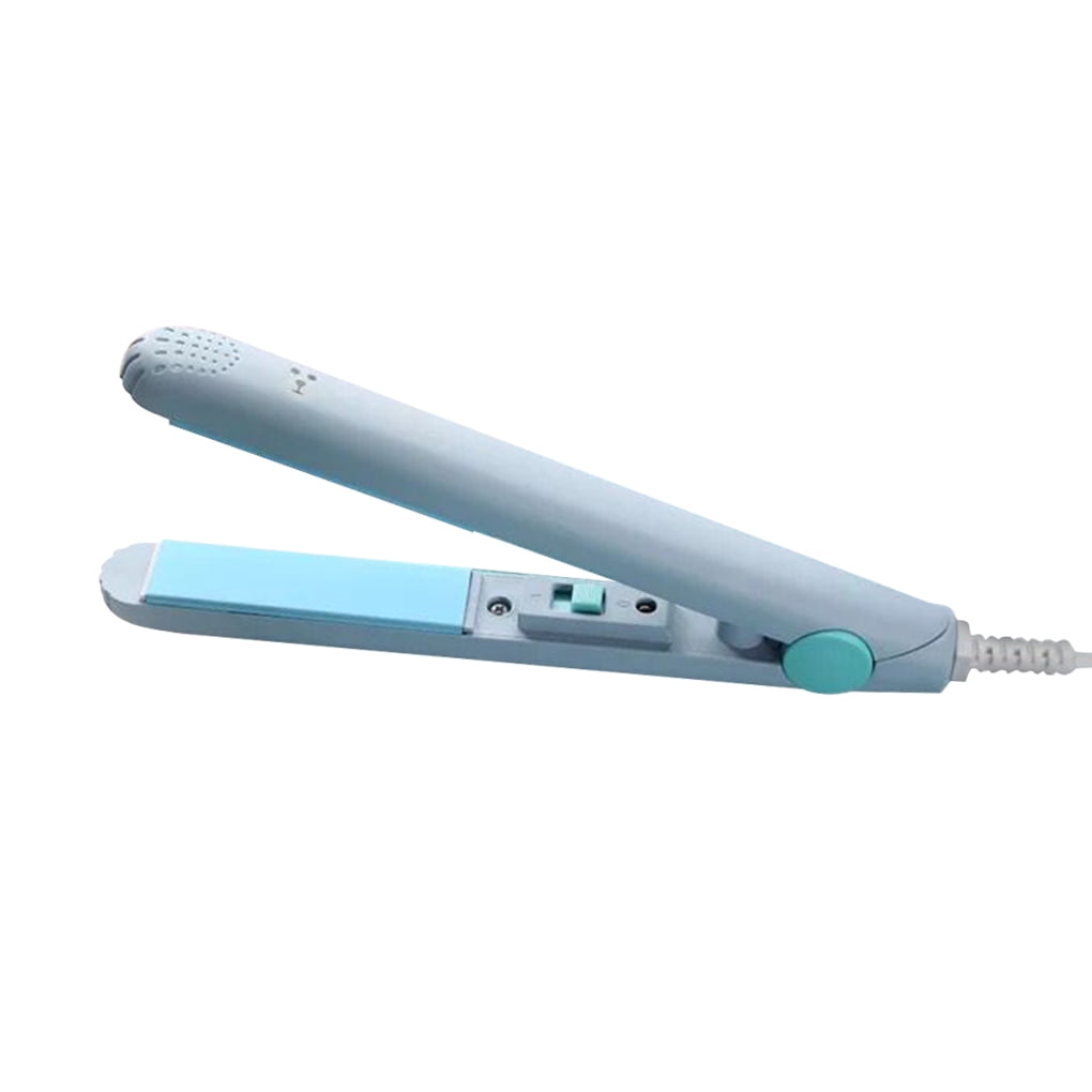 Hair Straightener Ceramic Heating Flat Hair Curler Portable