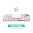 thumbnail image 4 of onn Phone Case for iPhone 17e / 16e / 15 / 14 / 13, MagSafe Compatible - Pink Gingham, 4 of 7
