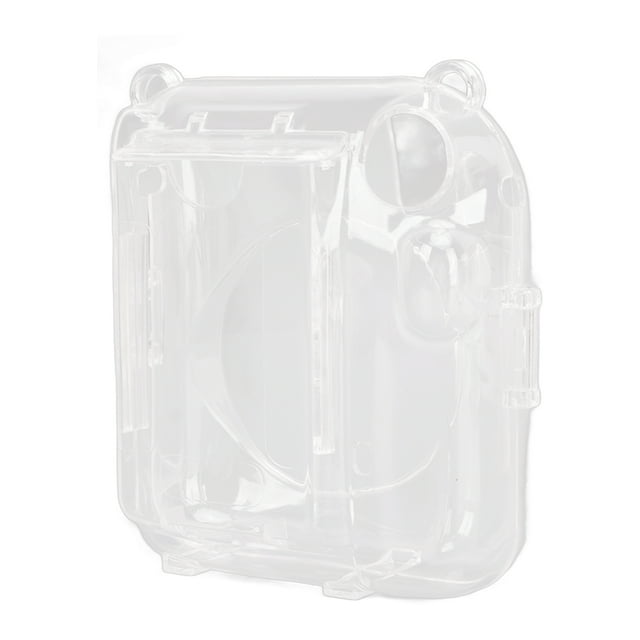 Funda Transparente para Mini 12 Funda Protectora para Cámara Instantánea con Correa Ajustable para el Hombro Bolsillo de Almacenamiento de Fotos y Adhesivo para Cámara ANGGREK Otros