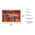 thumbnail image 2 of de Havilland Comet - France - First Jet Airliner - Vintage Airline Travel Poster by Lucien Boucher c.1953 - Fine Art Rolled Canvas Print 27in x 40in, 2 of 4