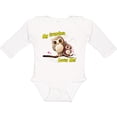 thumbnail image 3 of Inktastic My Grandma Loves Me Owl Boys or Girls Long Sleeve Baby Bodysuit, 3 of 5