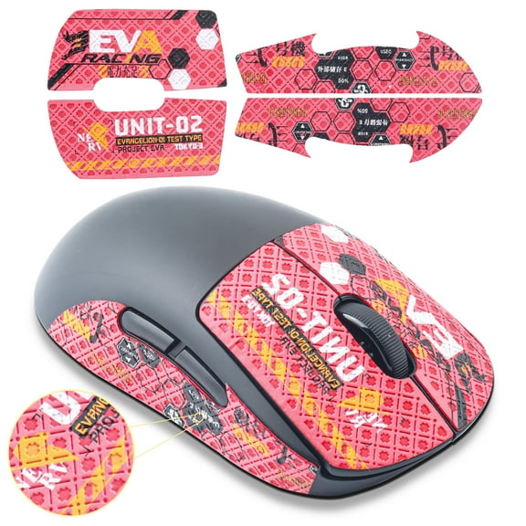 Mouse Anti-Slip Grip Tape fit for Logitech G Pro Wireless Gaming Mouse Skin, Sweat Resistant, Easy to Apply, Self-Adhesive Design, Professional Mice Upgrade Kit