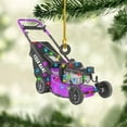 thumbnail image 7 of Custom Lawn Mowers Christmas Ornaments 2025 Custom Lawn Mowers Ornaments Farmhouse Lawn Mowers Driver Gifts Riding Mowers with Xmas Light Acrylic Ornament 2025 (LM12) - 3116 (Green), 7 of 7