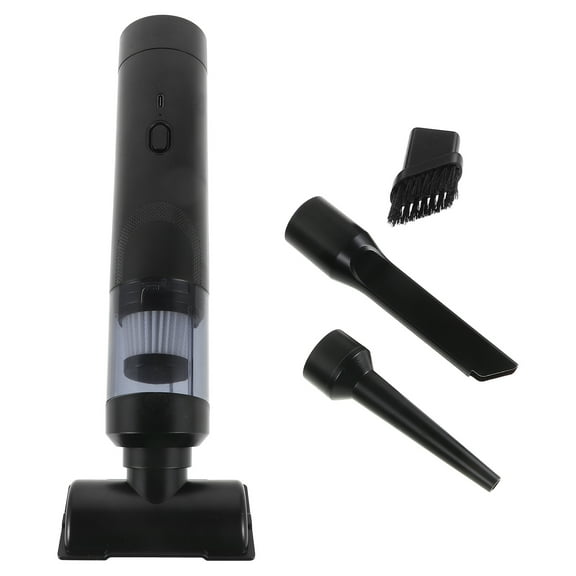 OUNONA Car Vacuum Portable Handheld Vacuum Cleaner Black Plastic 1Pcs