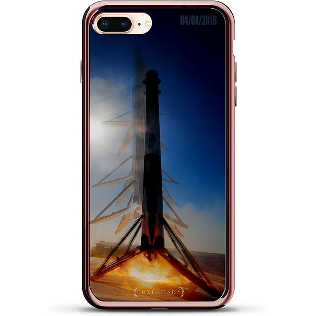 Luxendary LUX-I7PLCRMR-SPACEX1, Canyon See-Through Design Chrome Series Case for iPhone 7 Plus