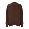 thumbnail image 5 of fatyb Women's Open Front Cardigans with Pockets Casual Long Sleeve Knit Sweater Jacket Fall Tops for Women, 5 of 7