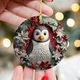 thumbnail image 2 of dajkiuy Christmas Ornaments - Penguin Ornament for Christmas Tree - Penguin Gifts for Women Men - Penguin 3.15" Christmas Decorations - Penguin Gifts Ideas - Xmas Gifts, 2 of 3