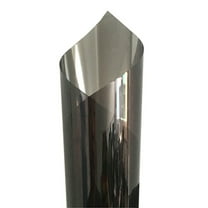 FYCONE Window Film One Way Mirror Film Daytime Privacy Static Non-Adhesive Decorative Heat Control Anti UV Window Tint for Home and Office Silver