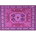 thumbnail image 1 of Ahgly Company Indoor Rectangle Persian Purple Traditional Area Rugs, 7' x 9', 1 of 4