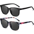 thumbnail image 1 of Gafas de sol HAOLOTA redondas modernas polarizadas UV400 para mujeres y hombres, 1 of 6