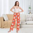 thumbnail image 6 of FORMRS Women's Pajama Pants with Pockets Soft Comfy Loungewear Sleep Bottom, Sizes S-2XL, Retro Christmas Ornaments Pattern, 6 of 8