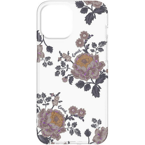 Coach Protective Case for Apple iPhone 12 Pro Max - Moody Floral Clear -  