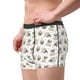 thumbnail image 2 of Balery Pugs Calzoncillos bóxer para hombre, ropa interior de algodón suave y transpirable con cinturilla de nailon-Medium, 2 of 5