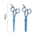 thumbnail image 2 of Hair Cutting Scissor Thinning Shear Set, Hairdressing Thinning/Texturizing Shears/Scissors, Salon Hair Scissors, 2 of 5