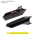 thumbnail image 3 of Black Interior Door Armrest Storage Box Organizer Holde Tirm For MINI Cooper F56, 3 of 10
