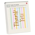thumbnail image 4 of American Greetings Thank You Card Stationery Notes, Pastel Stripes (20-Count), 4 of 4