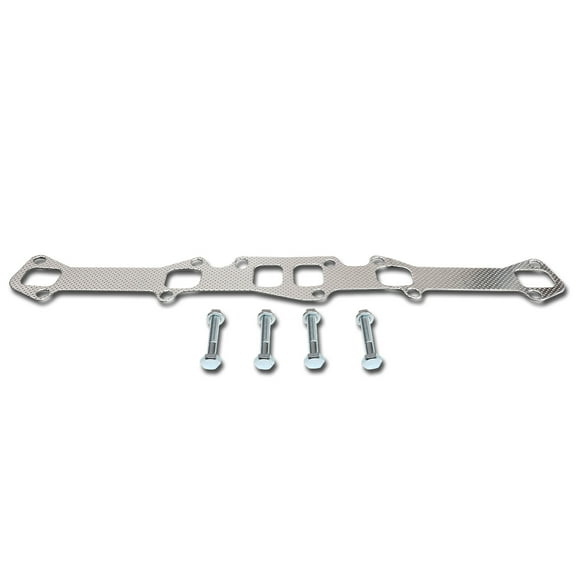 DNA Motoring GKTSET-FECO-L6 For 1960 to 1983 Ford / Mercury L6 Engines Aluminum Exhaust Manifold Header Gasket Set 70 71 72 73 74 75 76 77 78 79 80 81 82