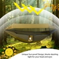 thumbnail image 2 of GEERTOP 3 in 1 Outdoor Hammock with Mosquito Net Sun Shelter Rainfly, Waterproof Double Sleep Rest Camping Hammock for Backpacking Travel Garden Park, 2 of 8
