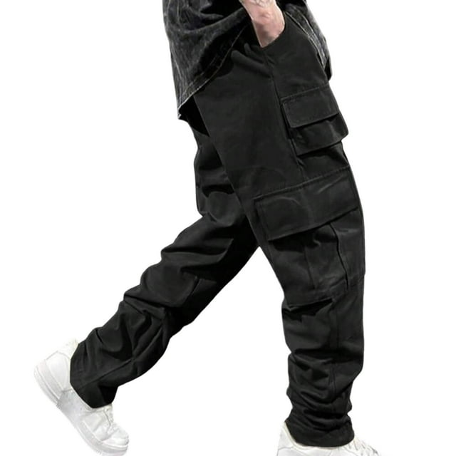 Pantalon de Jogging pour Hommes, Pantalon Décontracté de Travail à Multiples Poches