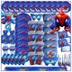 thumbnail image 2 of Juego de suministros para decoración de fiestas de cumpleaños de Spiderman, vajilla de superhéroe, servilletas de papel, platos, vasos, kit para baby shower para niños, regalos, 2 of 5