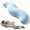 Light Blue, variant on Pea Pod Body Pillow for Side Sleeper, Pea Pod Body Pillow for Adults, Long Bolster Hug Pillow with Cooling Fabric, Soft Ergonomic Pillow for Back, Hip & Leg Support