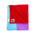 thumbnail image 4 of Luxury Minky Dot Plush Rainbow Flag Throw Blanket, 39" x 57", 4 of 8