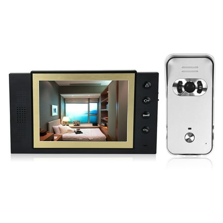 Home 8-inch LCD Color Video Door Phone Intercom System Night Vision Camera Kit IR Night Vision Camera Door Bell for Apartment
