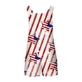 thumbnail image 5 of Virmaxy Womens USA Star Stripes 4th of July Jumpsuit Shorts Independence Day Graphic Shorts Overalls Summer Comfortable Casual Suspender Printing Shorts Pocket Jumpsuit Shorts Multicolor-O XL, 5 of 5