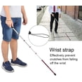 thumbnail image 2 of Ultra Short Telescopic Blind Walking Stick Portable Folding Cane Visually Impaired Mobility Aid, 2 of 7