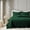 Floral Emerald Green, variant on Moonlight20015 Twin Quilt Set Reversible Lightweight Bedspread with 1 Shams All-Season Comfort in Olive Green
