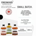 thumbnail image 3 of Firecracker Pepper Sauce The Trinity Trio - 3 Pack Set - Includes Authentic Trinidadian 200ml,  Lime & Garlic 200ml, Bazodee  200ml, 3 of 13
