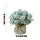 thumbnail image 3 of Artificial Flower With Small Ceramic Vase Fake Silk Variety Flower Balls Flowers Decoration Table Appropriate Home Party Office Wedding, 3 of 6