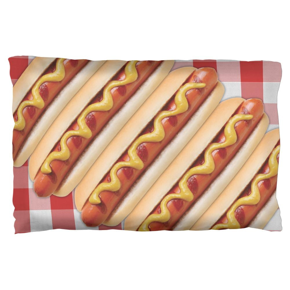 Hot Dog Picnic Pillow Case