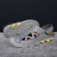 thumbnail image 4 of Sandalias de cuero para hombre, zapatillas para hombre, zapatos casuales de alta calidad para hombre, sandalias de playa para verano al aire libre para hombre, zapatillas de deporte de moda (26 cm), 4 of 4