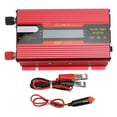 thumbnail image 1 of Inversor de corriente rojo Entrada DC12V/24V a salidas AC110V Detección de voltaje de pantalla LCD nominal de 420W, 1 of 14