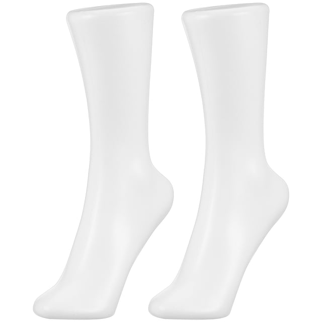 MIANGASTORE 2 Pcs Modèle de Chaussette Femme Mannequin Adulte Support pour Afficher Chaussures Chaussettes Cheville