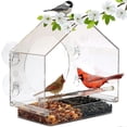 thumbnail image 2 of Small wall Plastic birdcage Transparent small pet birdcage, 2 of 5
