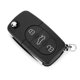 thumbnail image 3 of Car Folding Key Fob Protective Case 3 Button ABS Cover Vehicle Accessory Fit for S60, 3 of 5